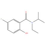 Benzamide, N-ethyl-5-fluoro-2-hydroxy-N-(1-methylethyl)-