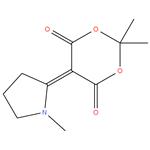 (2,2-dimethyl-5-(1-methylpyrrolidin-2-ylidene)-1,3-dioxane-4,6-dione)