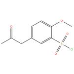 2-Methoxy-5-(2-oxopropyl) benzenesulfonyl chloride