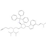 2 - cyanoethyl ( ( ( 2S , 3S , 5R ) -5- ( 6 - ( ( ( dimethylamino ) methylene ) amino ) -9H - purin - 9 - yl ) -3- ( t