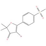 4-bromo-2,2-dimethyl-5-{4-(methylsulfonyl)phenyl}-3(2H)-furanone