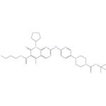 tert-Butyl 4-(6-((6-(1-butoxyvinyl)-8-cyclopentyl-5-methyl-7-oxo-7,8-dihydropyrido[2,3-d]pyrimidin-2-yl)amino)pyridin-3-yl)piperazine-1-carboxylate