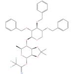 1-(2,2,2-trichloroethanimidate)-6-deoxy-2,3-O-​(1-​methylethylidene)​-​4-​O-​[2,​3,​4-​tris-​O-​(phenylmethyl)​-​β-​D-​xylopyranosyl]​- α-​L-​Mannopyranose