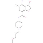 4 - amino - 5 - chloro - 3 - hydroxy - N- ( 1- ( 3 - methoxypropyl ) piperidin - 4 - yl ) -2,3 - dihydrobenzof