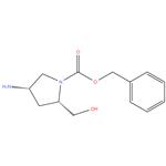 benzyl ( 2S , 4S ) -4 - amino - 2- ( hydroxymethyl ) pyrrolidine - 1 - carboxylate