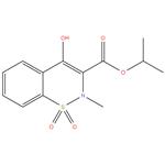 Meloxicam EP Impurity F
Meloxicam USP Related Compound C ;
isopropyl 4-hydroxy-2-methyl-2H-1,2-benzothiazine-3- carboxylate 1,1-dioxide