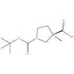 ( R ) -1- ( tert - butoxycarbonyl ) -3 - methylpyrrolidine - 3 - carboxylic acid