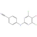 4-(5-Bromo-4,6-dichloro-pyrimidin-2-ylamino)-benzonitrile