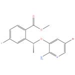 Methyl 2-[(1R)-1-[(2-amino-5-bromopyridin-3-yl)oxy]ethyl]-4-fluorobenzoate