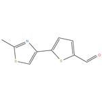 5-(2-methylthiazol-4-yl)thiophene-2-
carbaldehyde