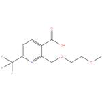 2 - ( ( 2 - methoxyethoxy ) methyl ) -6- ( trifluoromethyl ) nicotinic acid