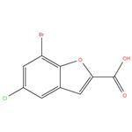 7 - bromo - 5 - chlorobenzofuran - 2 - carboxylic acid