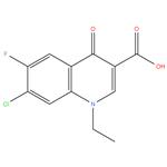 7-Chloro-6-fluoro-1-ethyl-1,4-dihydro-4-oxo-3-quinoline carboxylic acid