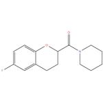 1-[(6-Fluoro-3,4-dihydro-2H-1-benzopyran-2-yl)carbonyl]piperidine