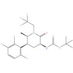 tert-butyl ((3S,5S,6R)-6-methyl-2-oxo-1-(2,2,2-trifluoroethyl)-5-(2,3,6-trifluorophenyl)piperidin-3-yl)carbamate