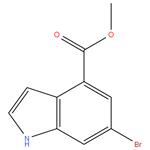 1H-Indole-4-carboxylic acid, 6-bromo-, methyl ester