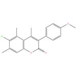 6-Chloro-3(4’-Methoxy Phenyl)-4,5,7-Trimethyl Coumarin