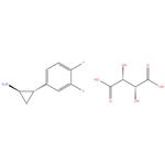 (1R,2S)-2-(3,4-Difluorophenyl)cyclopropanamine (2R,3R)-2,3-Dihydroxysuccinate