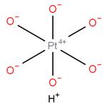 Dihydrogen hexahydroxyplatinate