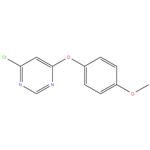 4 - chloro - 6- ( 4 - methoxyphenoxy ) pyrimidine