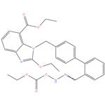 Azilsartan Ethyl Ring-opening Impurity
ethyl(Z)-2-ethoxy-1-((2'-(N'- ((ethoxycarbonyl)oxy)carbamimidoyl)-[1,1'-biphenyl]-4- yl)methyl)-1H-benzo[d]imidazole-7-carboxylate