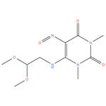 6 - ( ( 2,2 - dimethoxyethyl ) amino ) -1,3 - dimethyl - 5 - nitrosopyrimidine - 2,4 ( 1H , 3H ) -dione