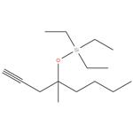 Triethyl[[1-methyl-1-(2-propynyl)pentyl]oxy]silane