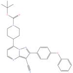 tert-butyl 4-(3-cyano-4,5,6,7-tetrahydro-2-(4-phenoxyphenyl)pyrazolo[1,5-a]pyrimidin-7-yl)piperidine-1-carboxylate