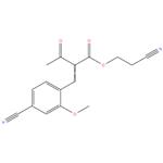 2-cyanoethyl (2E)-2-[(4-cyano-2-methoxyphenyl)methylidene]-3-oxobutanoate