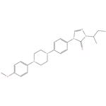 2,4-Dihydro-4-[4-[4-(4-methoxyphenyl)-1-piperazinyl]phenyl]-2-(1-methylpropyl)-3H-1,2,4-triazol-3-one