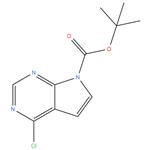 tert - butyl 4 - chloro - 7H - pyrrolo [ 2,3 - d ] pyrimidine - 7 - carboxylate