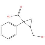 2-(hydroxymethyl)-1-phenylcyclopropanecarboxylic acid