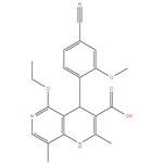 4-(4-Cyano-2-methoxyphenyl)-5-ethoxy-2,8-dimethyl-1,4-dihydro-1,6-naphthyridine-3-carboxylic acid