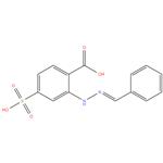 2-[(phenylmethylene)hydrazino]-4-sulfobenzoic acid