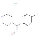 (2,4-difluorophenyl) (piperidin-4-yl) methanone oxime HCI