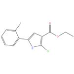 ethyl 2-chloro-5-(2-fluorophenyl)-1H-pyrrole-3-carboxylate