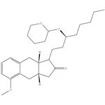 1,3,3a,4,9,9a-hexahydro-5-methoxy-1-[(3S)-3-[(tetrahydro-2H-pyran-2-yl)oxy]octyl]-2H-benz[f]inden-2-one