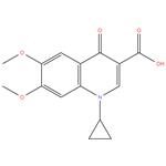 1-Cyclopropyl-6,7-dimethoxy-4-oxo-1,4-dihydroquinoline-3-carboxylic acid