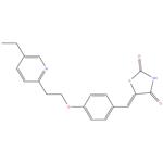 (Z)-5-(4-(2-(5-ethylpyridin-2-yl)ethoxy)benzylidene)thiazolidine-2,4-dione

Molecular Formula: C19H18N2O3S  
Molecular Weight: 354.42