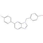 4-[[5-(4-Fluorophenyl)imidazo[4,5-b]pyrazin-3-yl]methyl]phenol