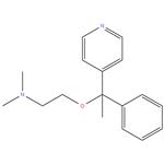 N,N-Dimethyl-2-(1-phenyl-1-(pyridin-4-yl)ethoxy)ethan-1-amine