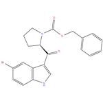 (5R)3-(N-benzyloxycarbonyl-D-prolyl)-5-bromoindole