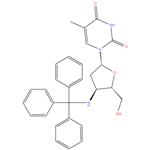 1 - ( ( 2R , 4S , 5S ) -5- ( hydroxymethyl ) -4- ( tritylamino ) tetrahydrofuran - 2 - yl ) -5 - methylpyrimid