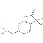 1- ( 4- ( trifluoromethoxy ) phenyl ) cyclopropane - 1 - carboxylic acid