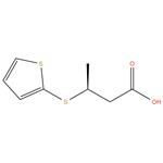 (3S)-3-(2-thienylthio)butyric acid