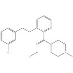 (1-Methyl-4-piperidinyl)[3-[2-(3-chlorophenyl)ethyl]pyridinyl]methanone hydrochloride