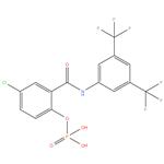 2-((3,5-bis(trifluoromethyl)phenyl)carbamoyl)-4-chlorophenyl dihydrogen phosphate