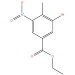 3-Bromo-4-methyl-5-nitro benzoic acid Ethyl ester