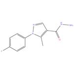 1-(4-FLUORO PHENYL)-5-METHYL-1H-PYRAZOLE-4-CARBOHYDRAZIDE