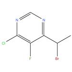 4-(1-bromoethyl)-6-chloro-5-fluoropyrimidine